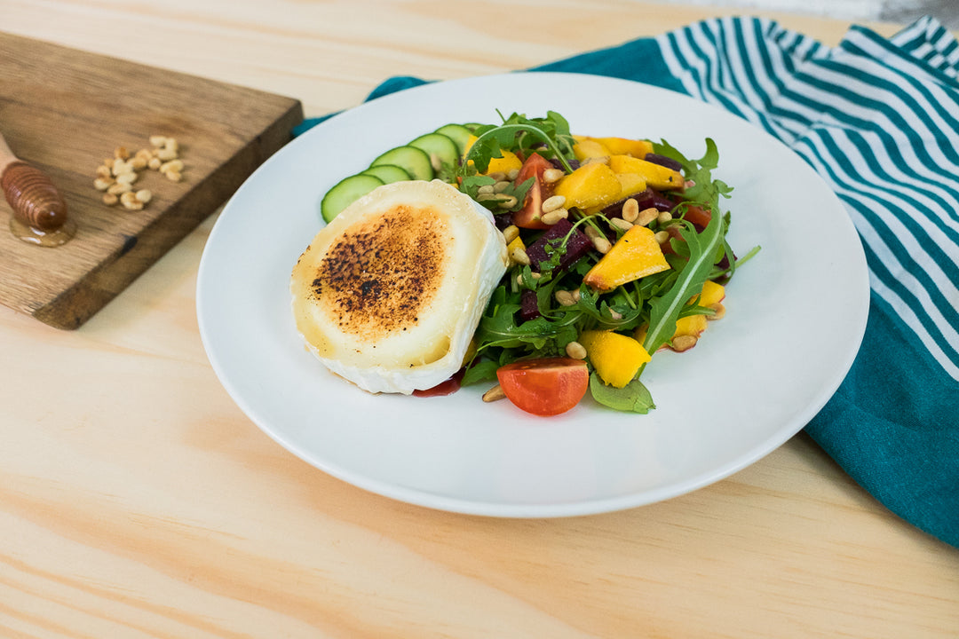 Herbstlicher Salat mit Honig