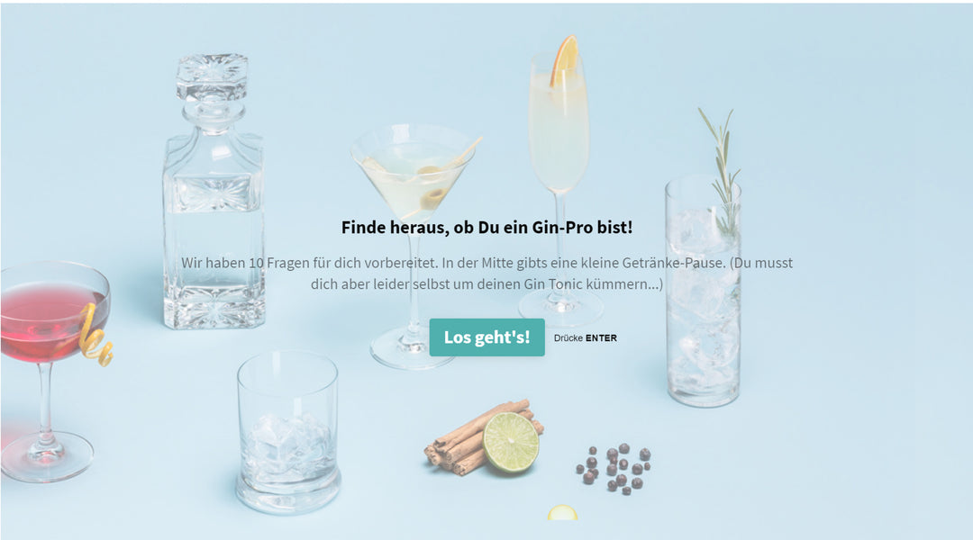 Gin Quiz: Hast Du das Zeug zum Ginologen?